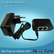 China fornecedor IEEE802.3af porta única 15.4 W poe injector 12 v entrada